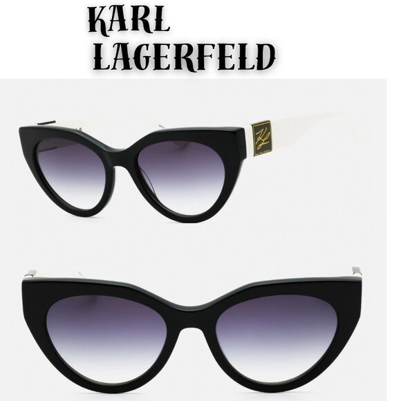 New KARL LAGERFELD Soft cateye Sunglasses Size 52mm  Women - Picture 1 of 1